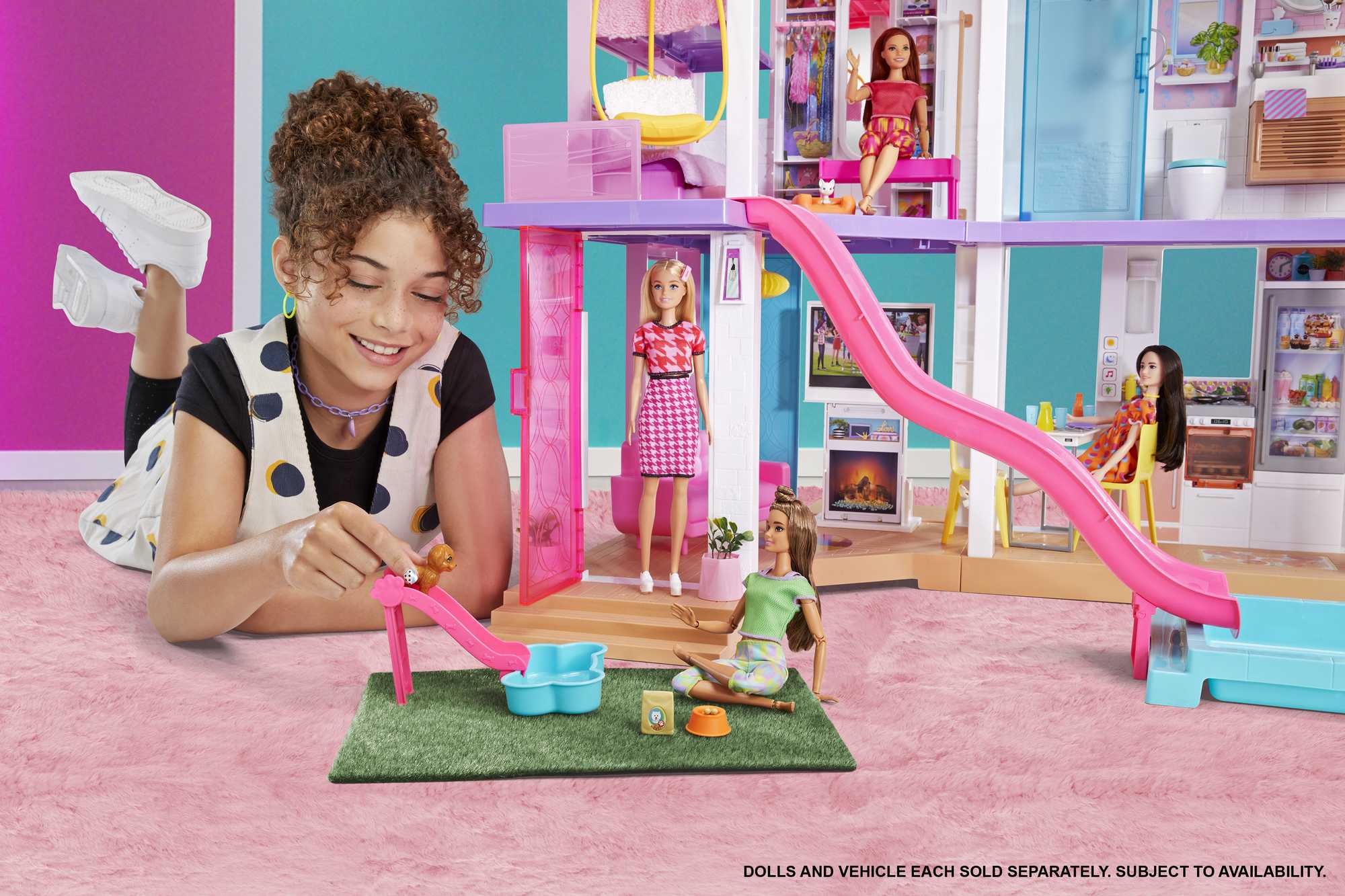 Barbie Dreamhouse Dollhouse With 75+ Accessories & Wheelchair Accessible Elevator, Lights, Sounds, Music