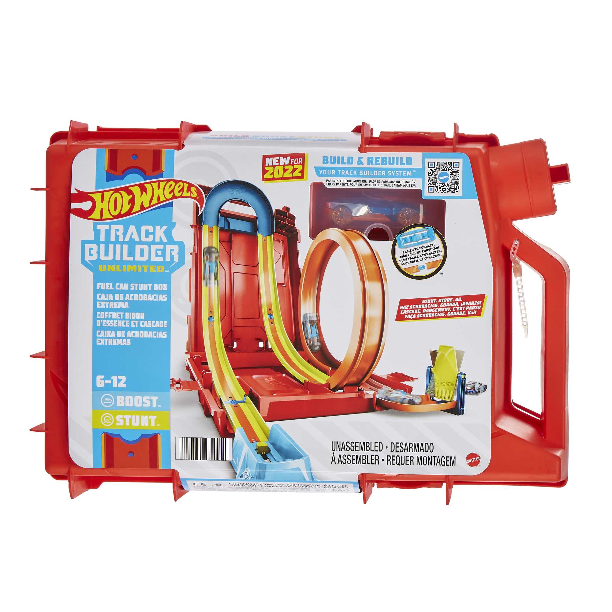Hot Wheels Track Builder Unlimited Coffret Cascades Bidon D’Essence