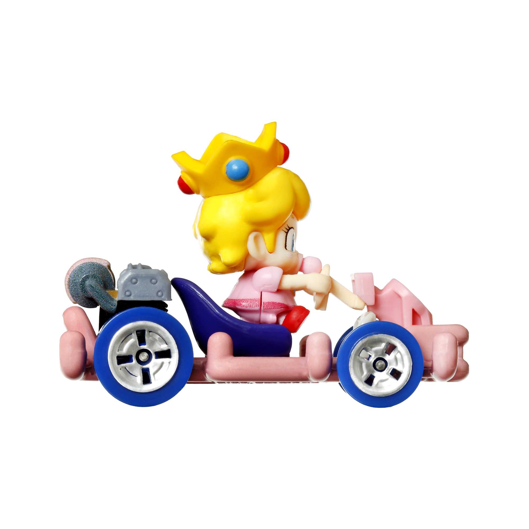 Hot Wheels Mario Kart Vehículo de Juguete Baby Peach Pipe Frame