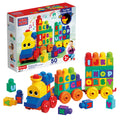 MEGA BLOKS First Builders ABC Musical Train Toy Building Blocks With Music (50 Pieces) For Toddler