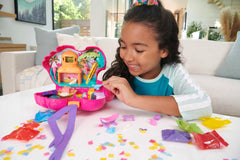 Polly Pocket Grand Coffret Flamant Rose de Fête