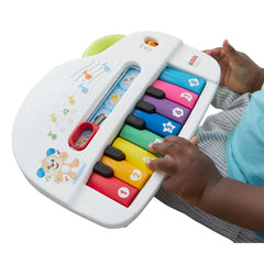 Fisher-Price Aprender e Brincar Brinquedo para Bebês Piano Cachorrinho