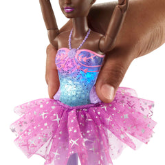 Barbie®-Ballerine Lumières Scintillantes-Poupée Cheveux Noirs