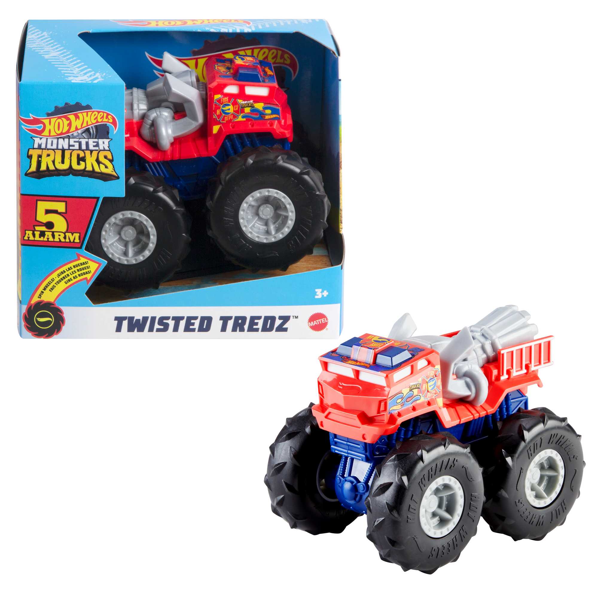 Hot Wheels Monster Trucks Vehículo de Juguete Llantas Todo Terreno Escala 1:43