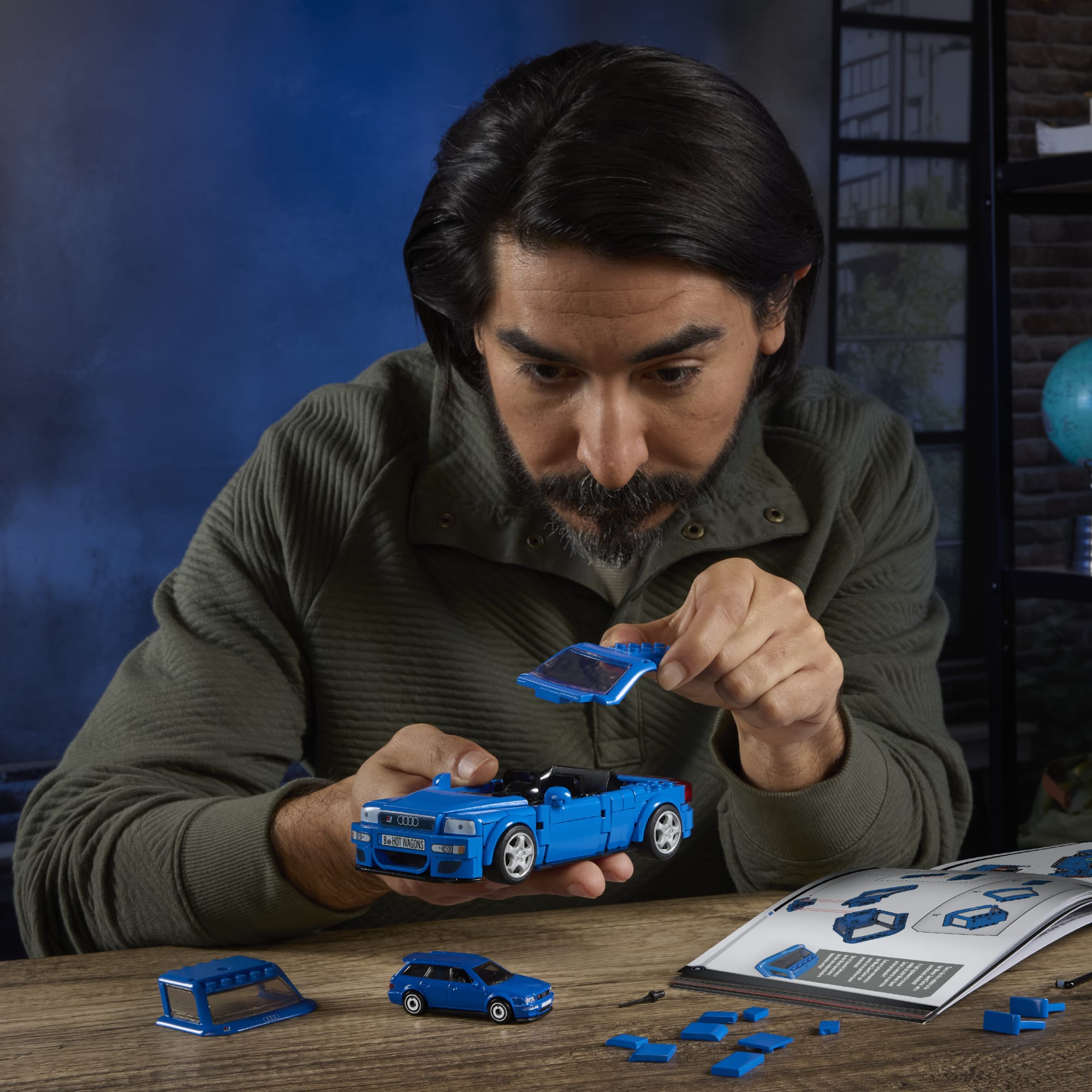 Hot Wheels Coffret de Construction Audi Avant Rs2