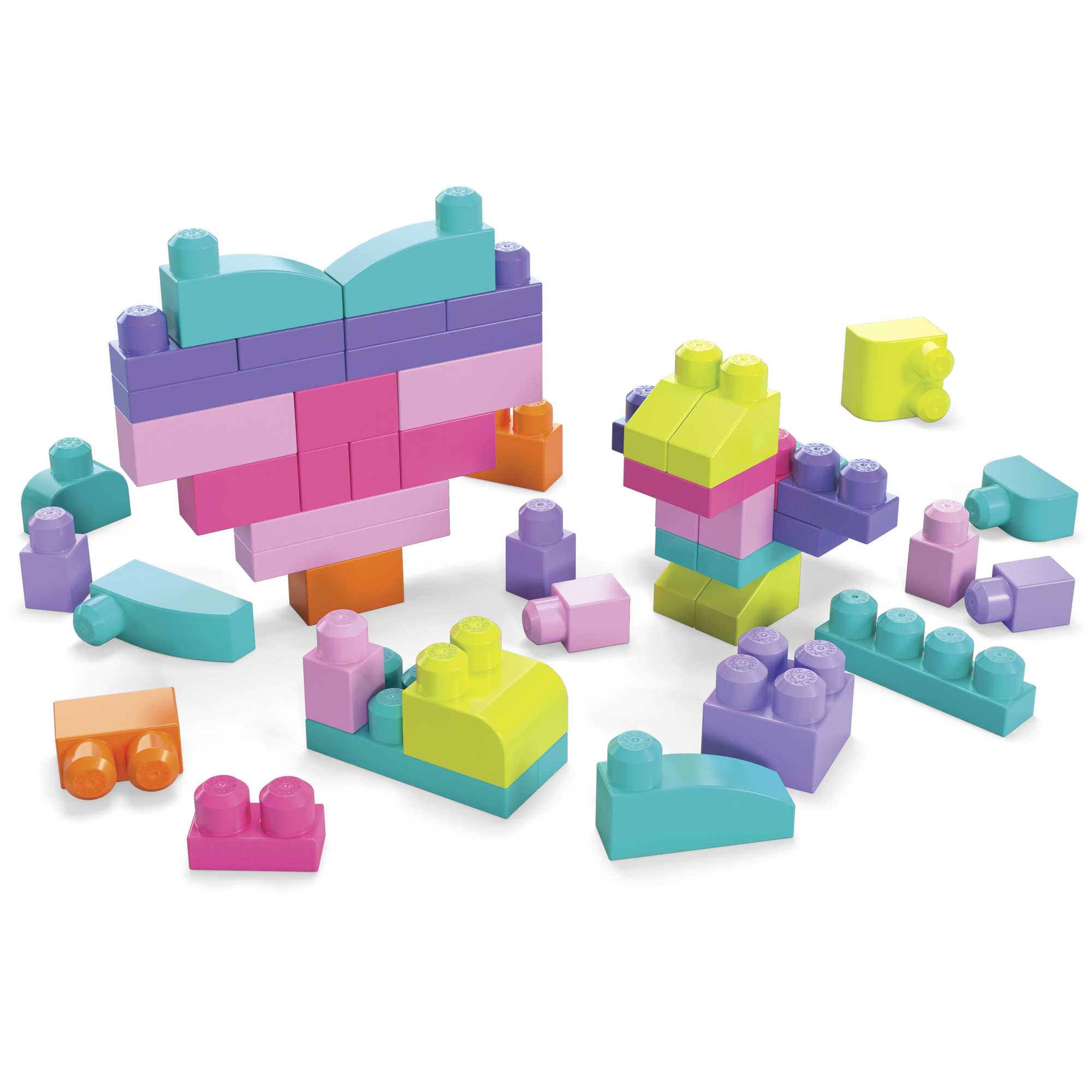 Mega Bloks Sac Rose 80 Briques