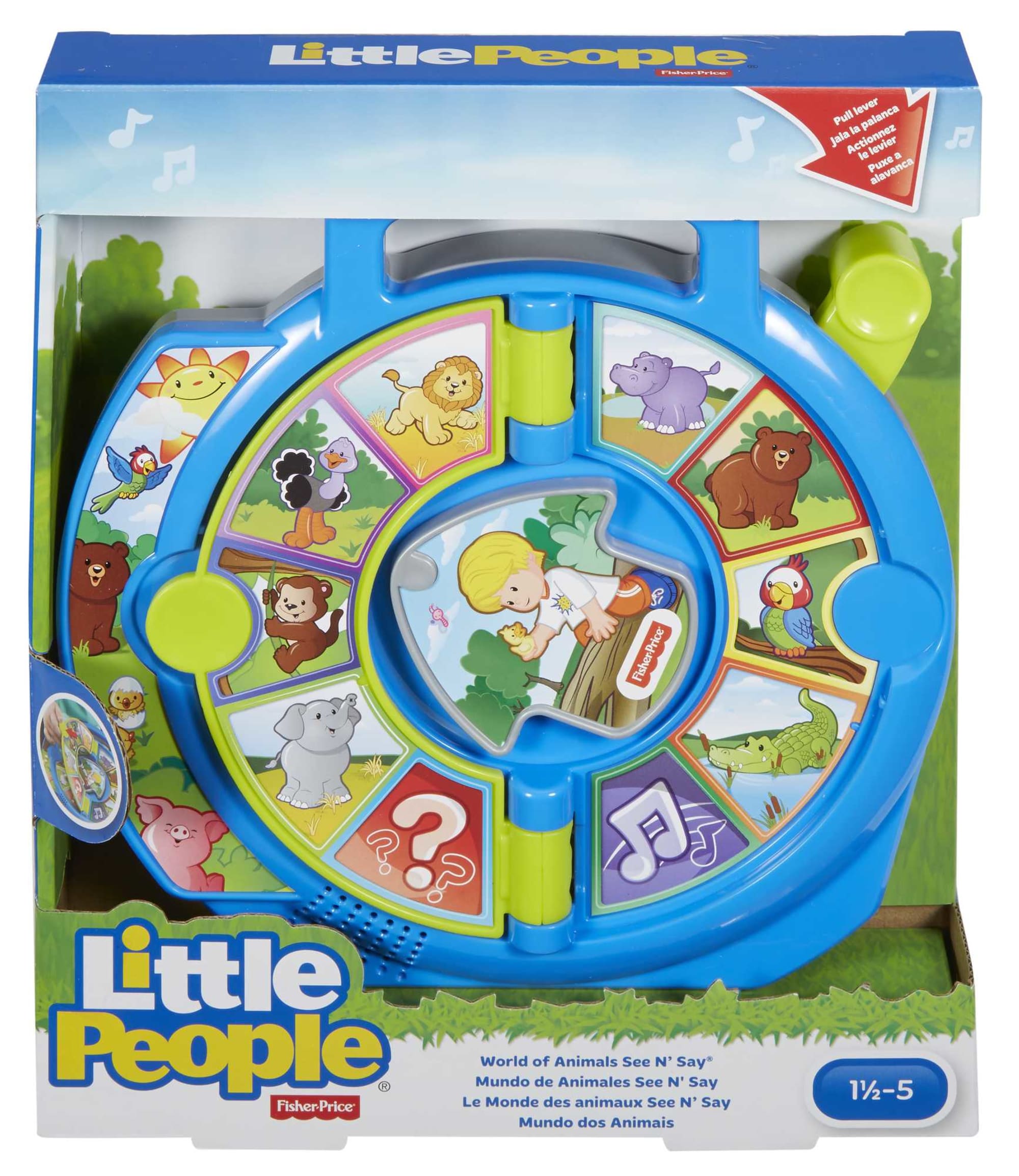 Fisher-Price Little People World Of Animals See ‘n Say Toddler Musical Learning Toy