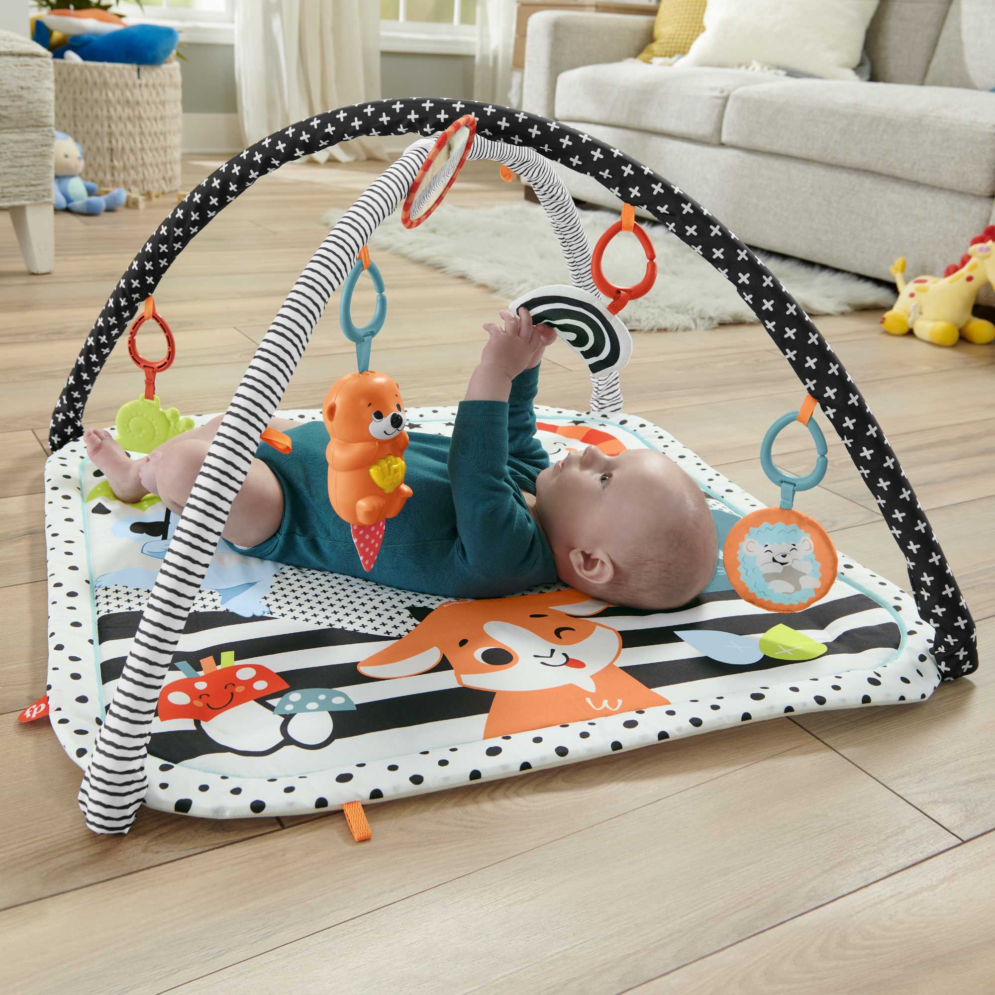 Fisher-Price Baby Gimnasio para Bebés Actividades Musicales 3 en1