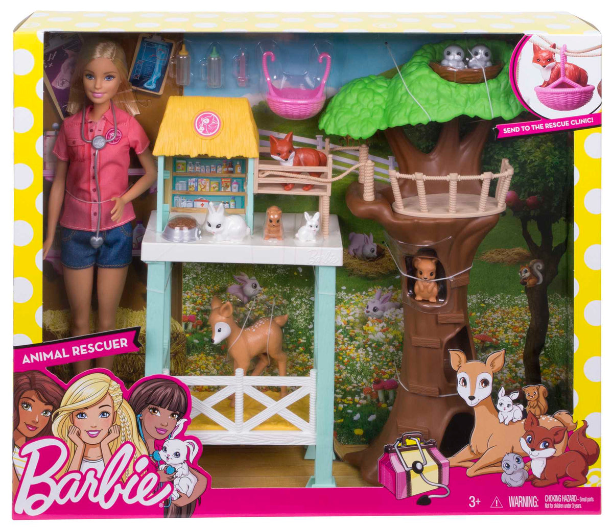 Barbie Animal Rescuer Doll & Playset