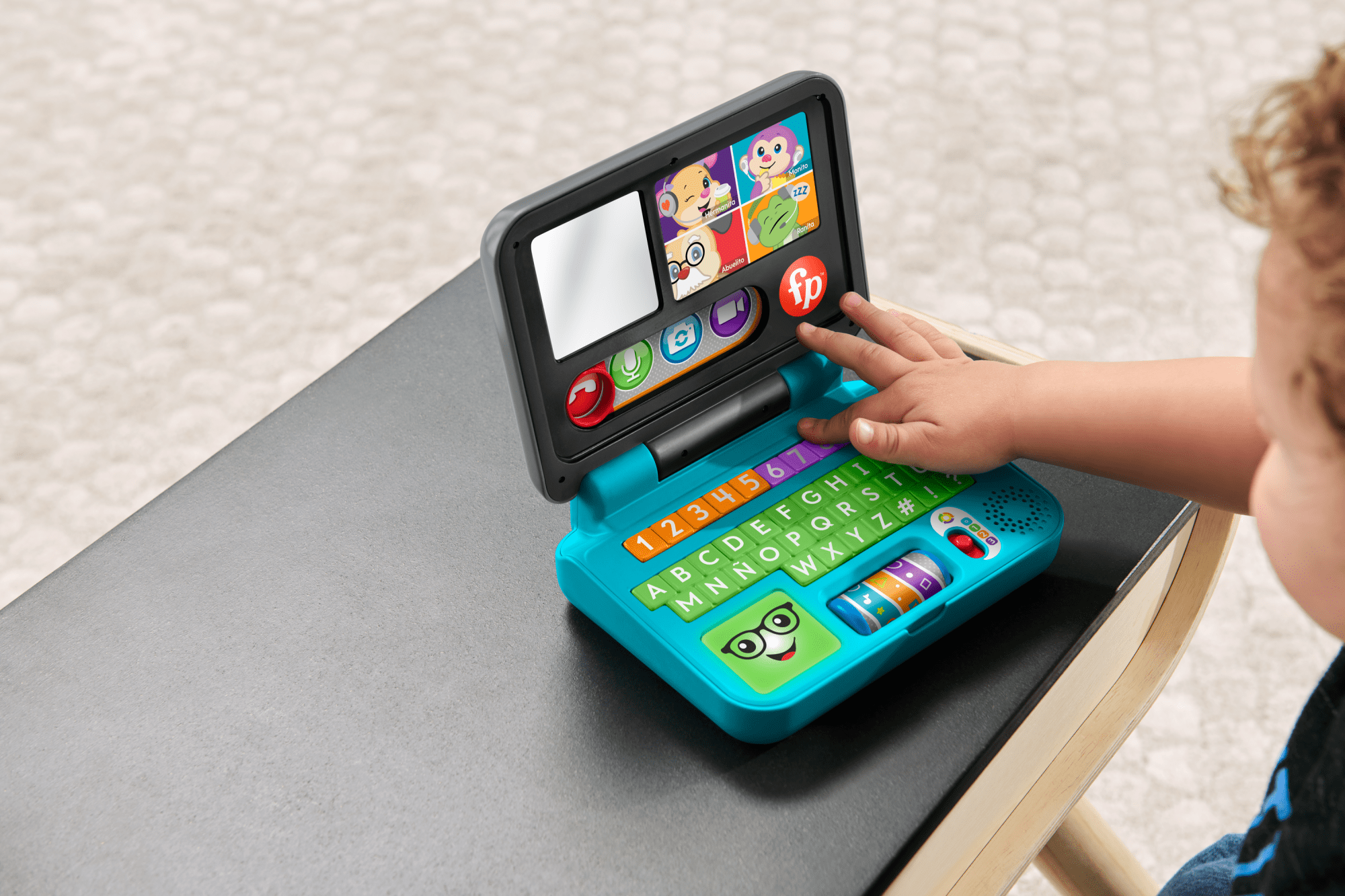 Fisher-Price Ríe y Aprende Juguete para Bebés Mi Primer Laptop De Aprendizaje